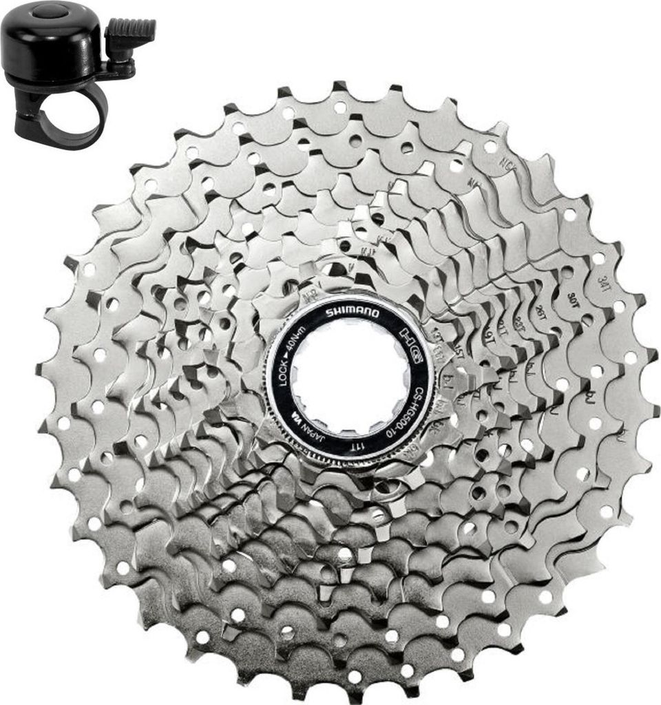 SHIMANO Tiagra CS-HG500 Zahnkranz 10-fach 11-34 Zähne inkl. Produktbild 