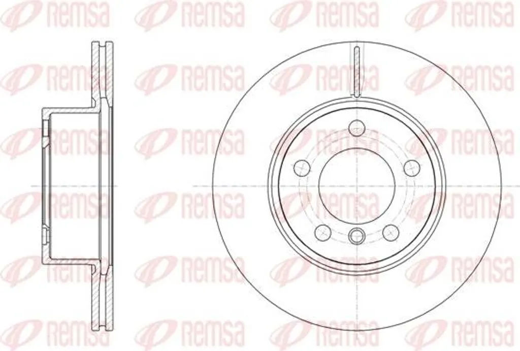 Disque de frein haute performance REMSA 61449.10 compatible BMW 34116792217
