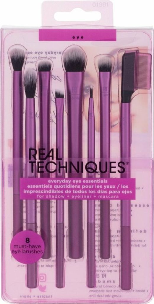 Real Techniques Everyday Eye Essentials Set 8 Artikel Produktbild 