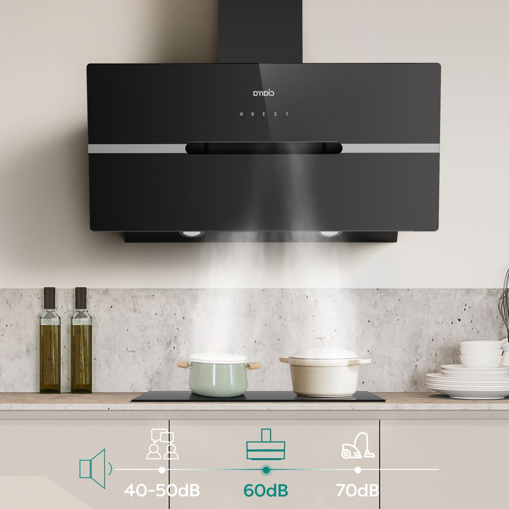 CIARRA Kopffreihaube A+++ 650 m³/h Dunstabzugshaube 90cm Produktbild 5
