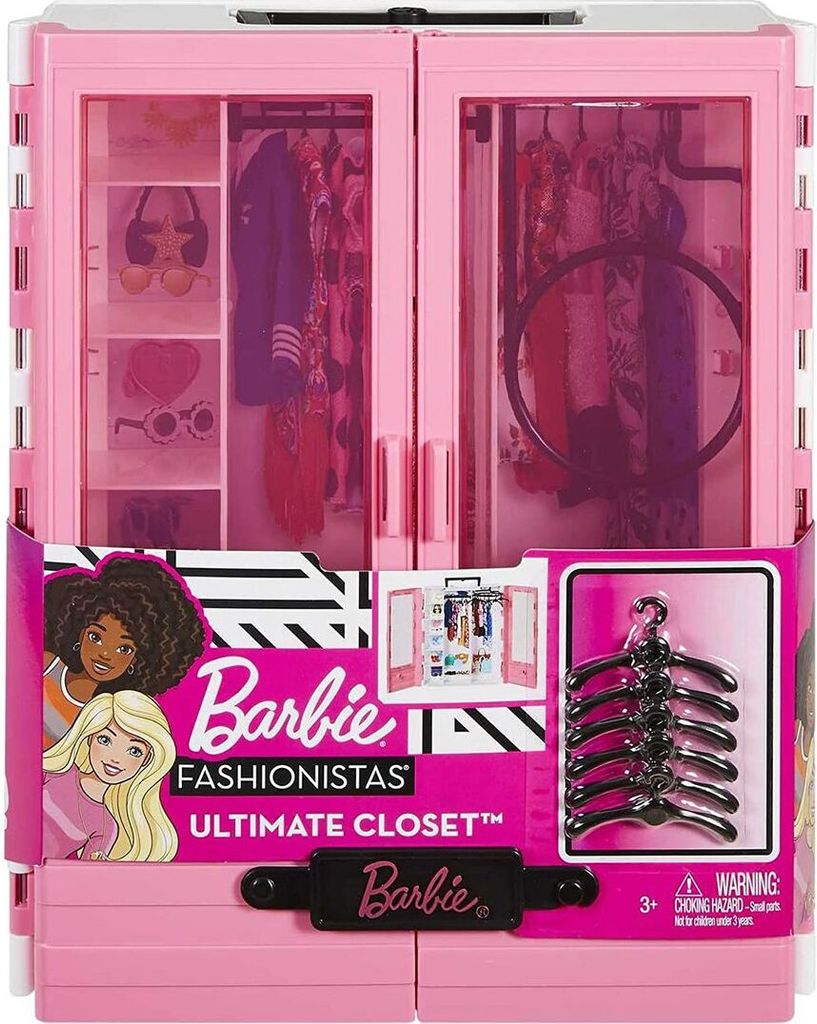 Mattel GBK11 - Barbie - Fashionistas - Traum-Kleiderschrank Produktbild 