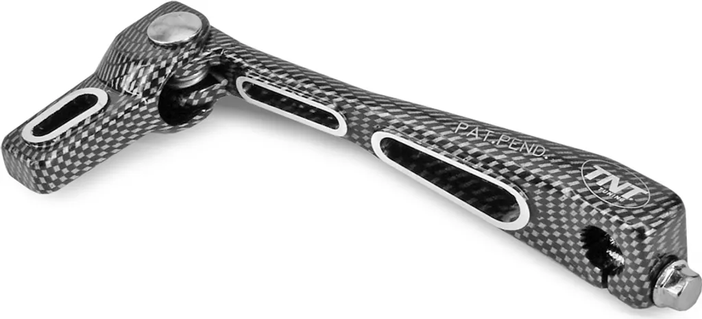 Levier de vitesse en aluminium pliable noir pour HRD Sonic et Six Comp