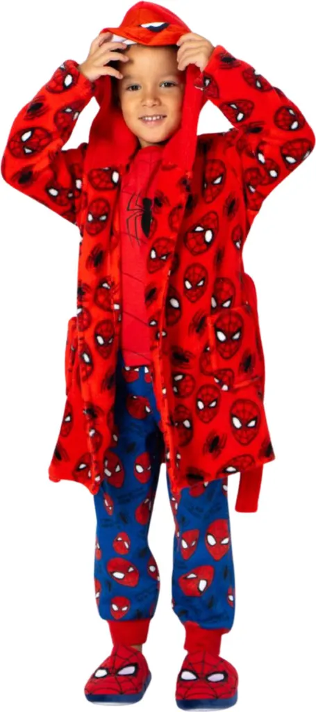 Accappatoio Spiderman Rosso Cerda Group 8 Anni - Originale Marvel - 7