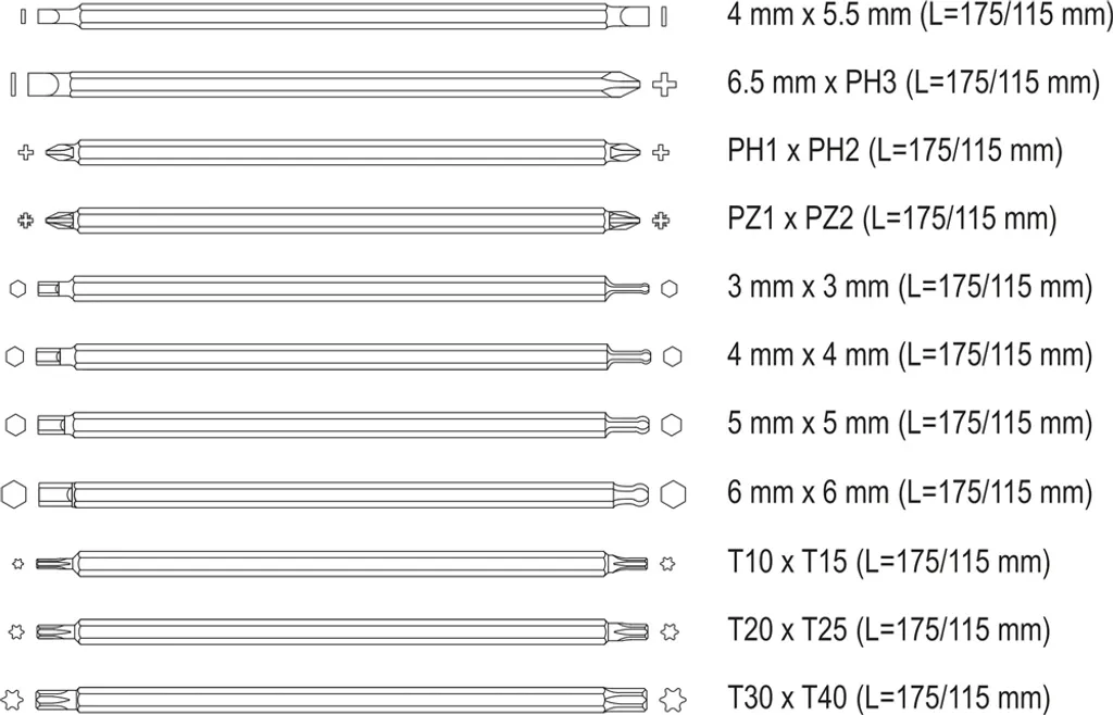 Coffret de tournevis et embouts interchangeables 22 en 1 multifonction - 3