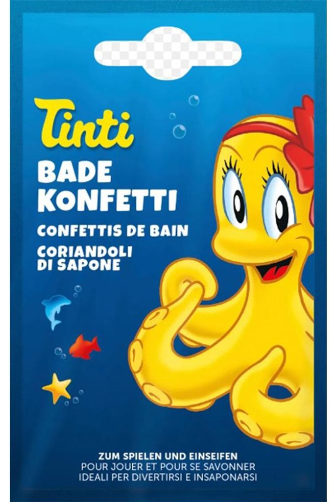 Tinti, Dodatek do kąpieli dla dzieci, konfetti, 6 g Zdjęcie produktu 