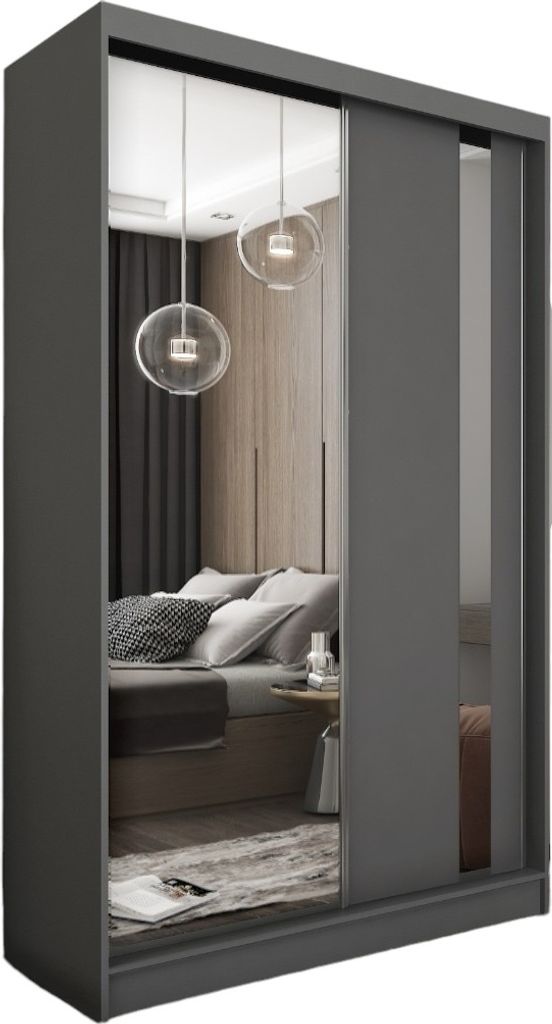 150 cm Kleiderschrank Gabo mit Spiegel inklusive 2 Produktbild 
