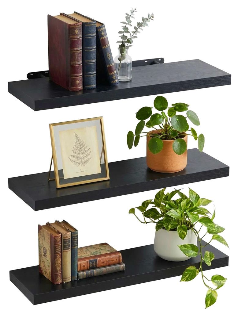 relaxdays Wandregal im 3er Set