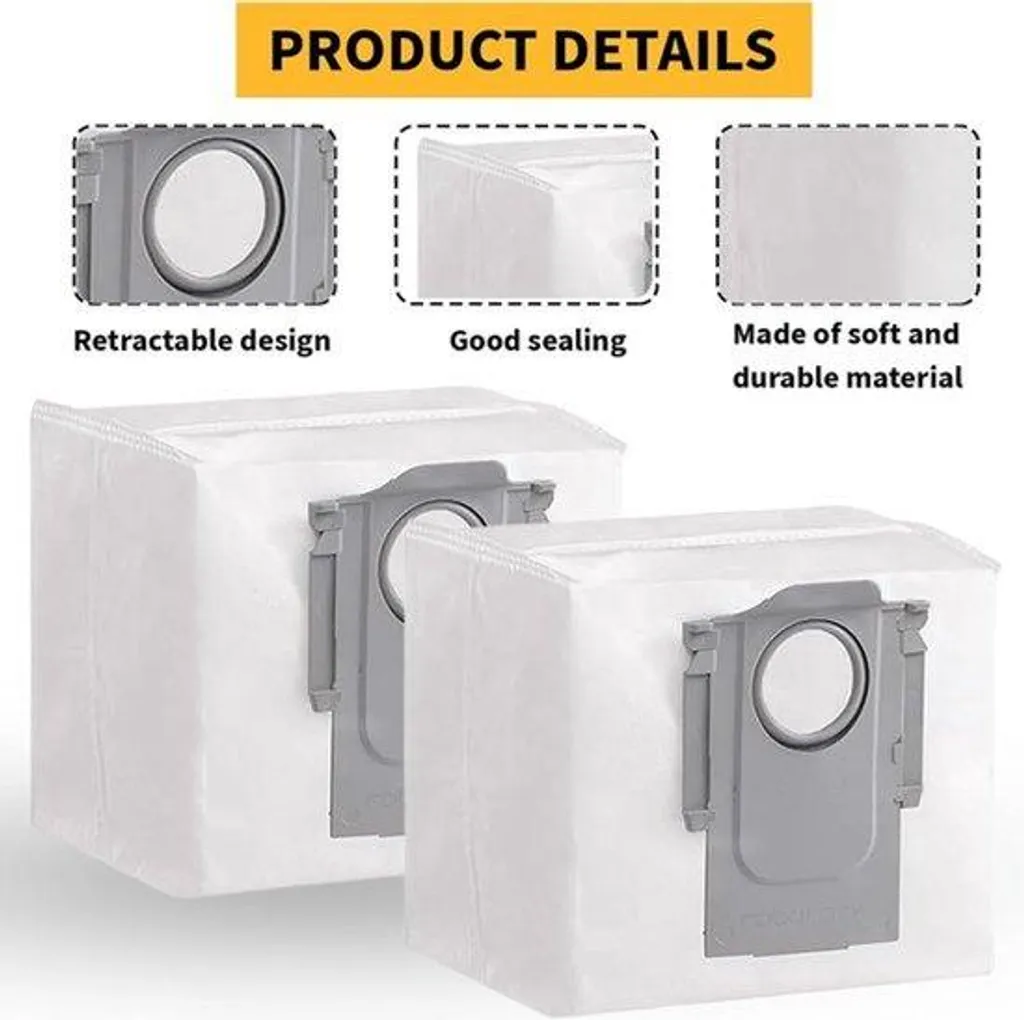 Pack 4 sacs pour robot aspirateur - Solution hygiénique pour votre maison