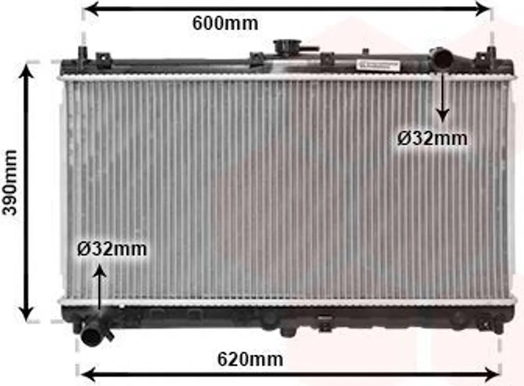 Radiateur de moteur MAZDA Mx-5 II pour entretien et restauration