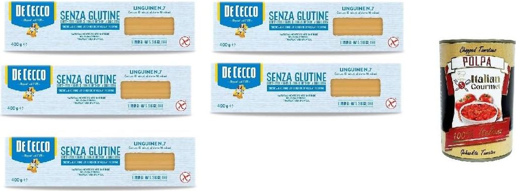 De Cecco Linguine senza Glutine No.7, Glutenfrei,100% Produktbild 