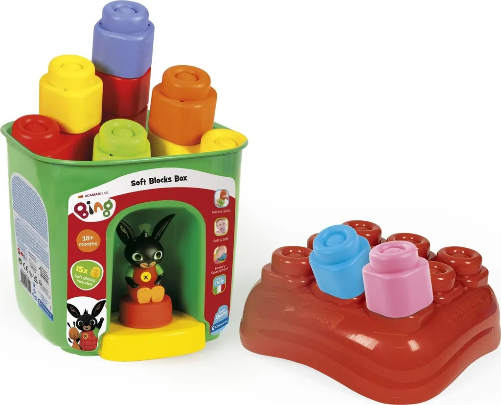 Blocs mous Baby Clemmy Bing - Fini les chocs, construction 100% sûre