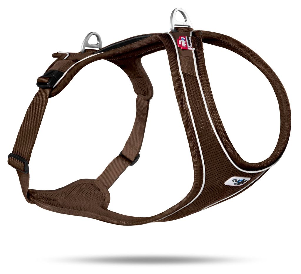 CURLI Pettorina per cani Belka Comfort Brown XS, 15-20 kg Immagine del prodotto 