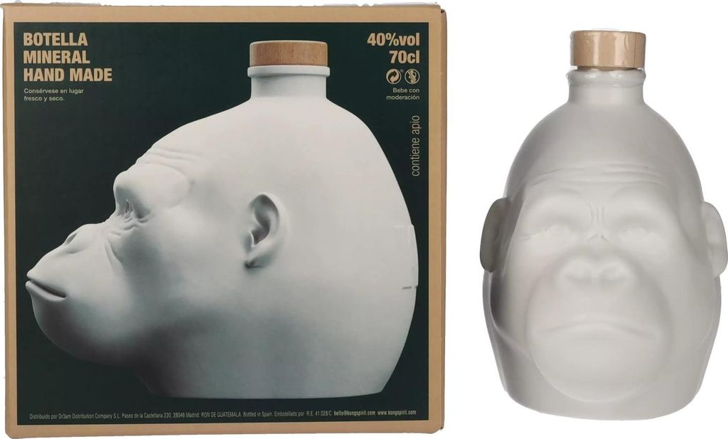 Kong Rainforest Spiced Rum White 40% Vol. 0,7l in Produktbild 