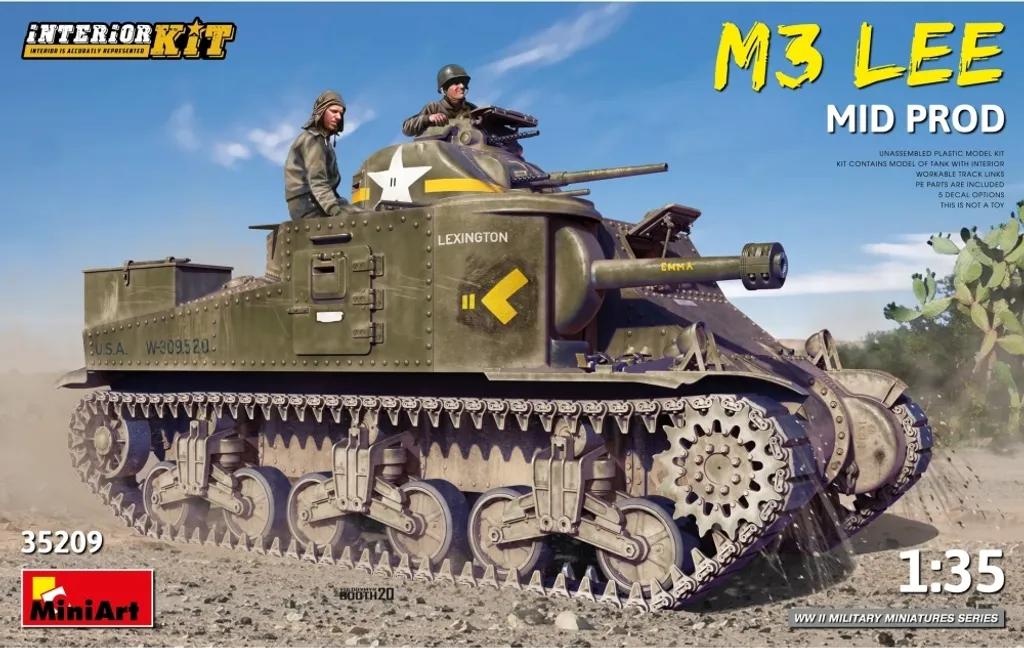 MiniArt 35209 M3 Lee Early Production Interior Kit Militaire 1:35