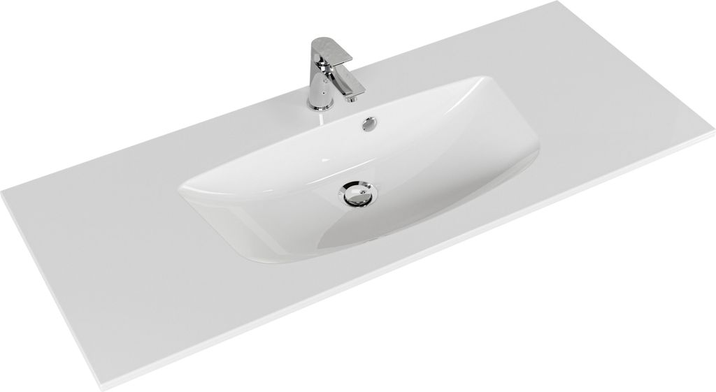 Pelipal Mineralmarmor-Waschtisch, Serie 6025 BME007M1170101 123 cm
