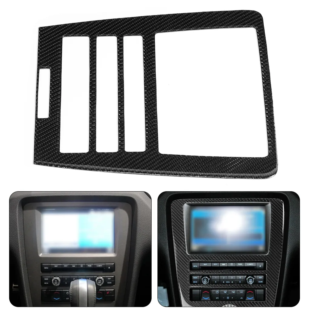Cadre de console centrale en ABS chromé pour finition intérieure auto