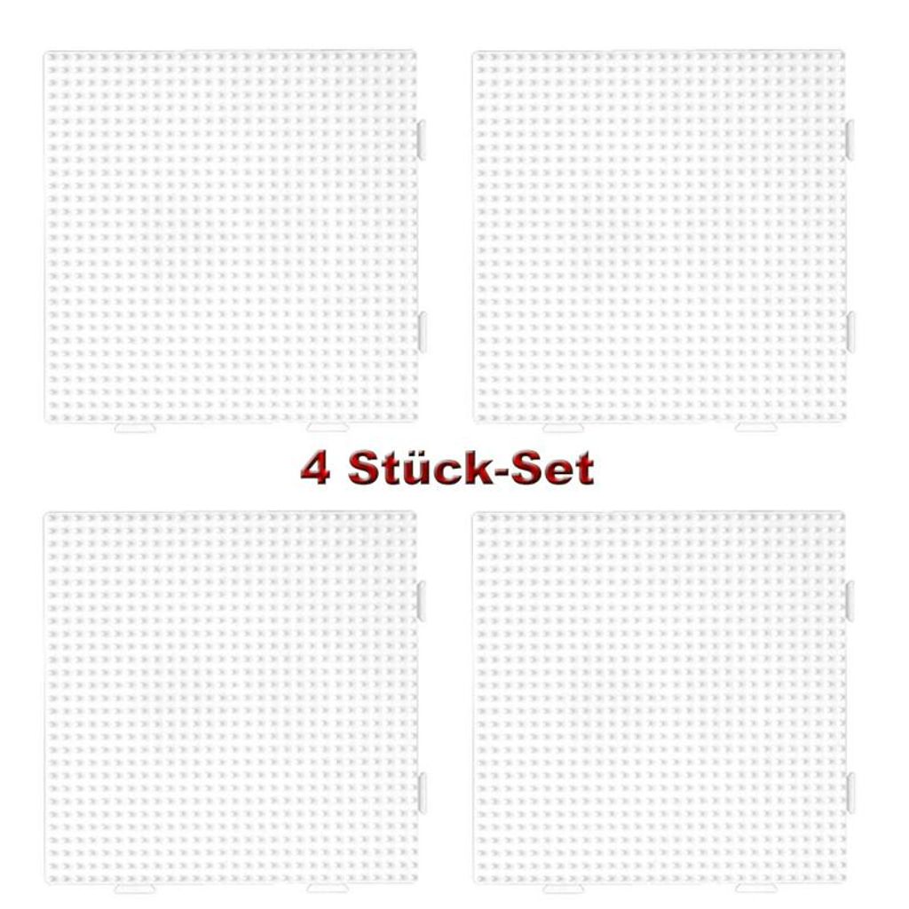 4x Hama Nr. 234 midi Bügelperlen Stifteplatte weiß Viereck Produktbild 