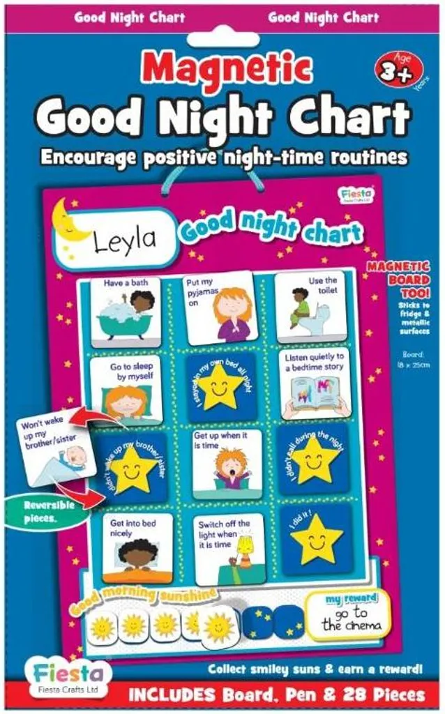 Routine Bonne Nuit Magnétique Fiesta Crafts - Jeu Éducatif Enfant 3+