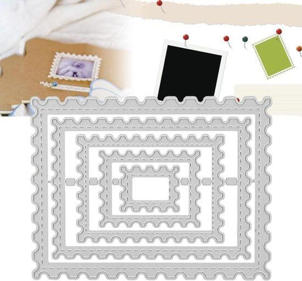 Schneide-Stamp-Frame aus Kohlenstoffstahl für Scrapbooking