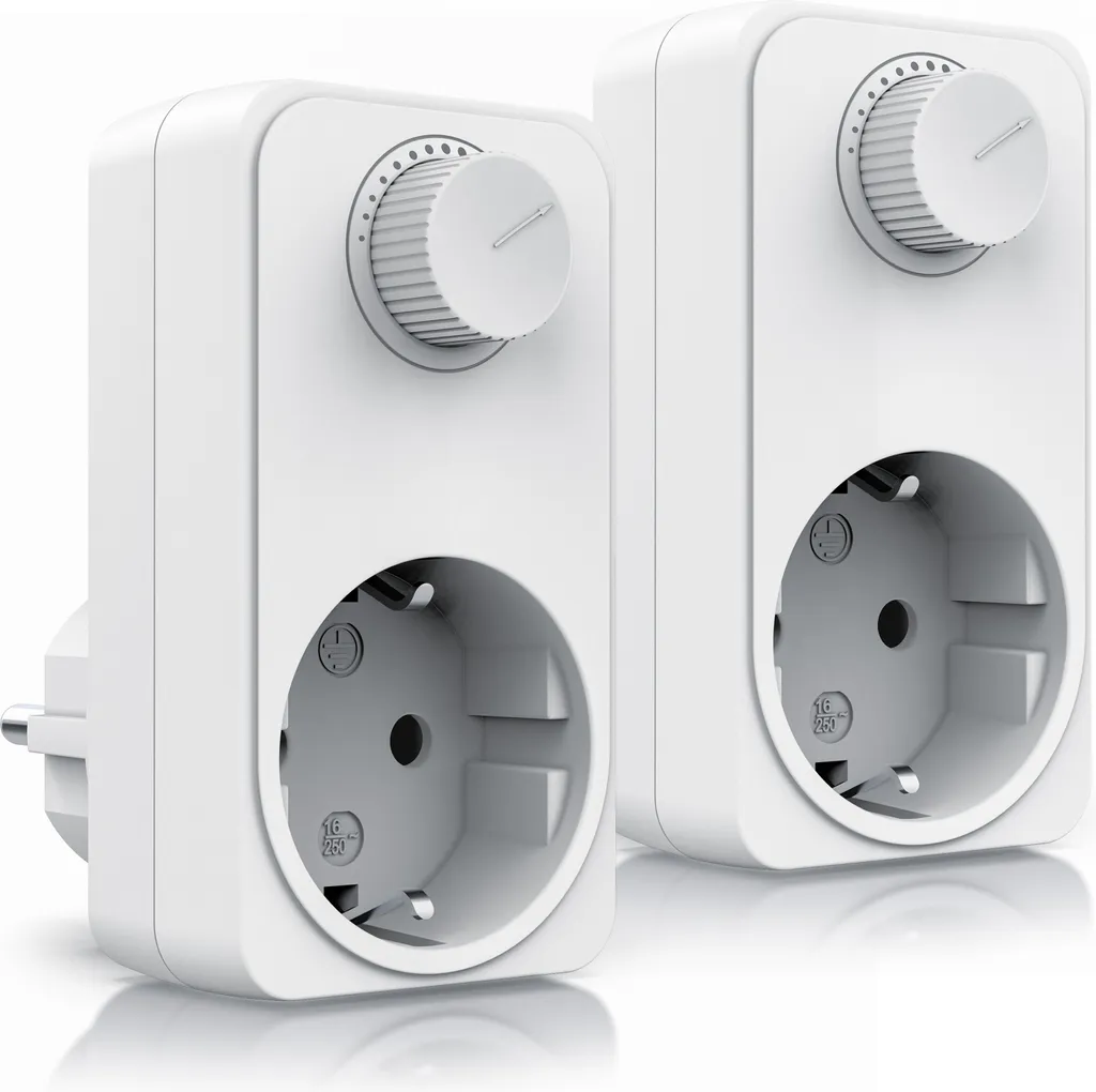 BEARWARE 2x variateur rotatif pour prise secteur - Gradateur universel