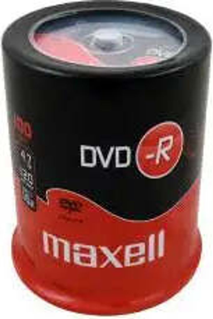 Maxell DVD-R 4.7GB_120min 16x speed, Cakebox 100 Produktbild 