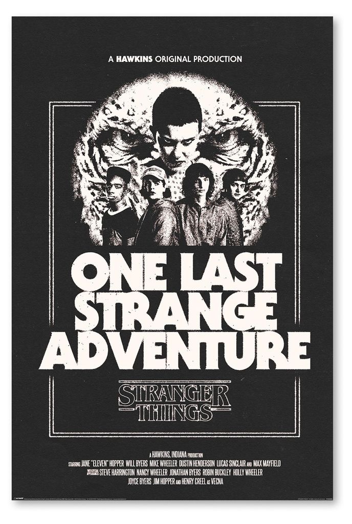 Stranger Things 5 Poster One Last Strange Adventure 61 x Produktbild 