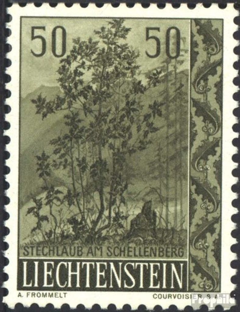 Briefmarken Liechtenstein 1958 Mi 372 postfrisch Bäume