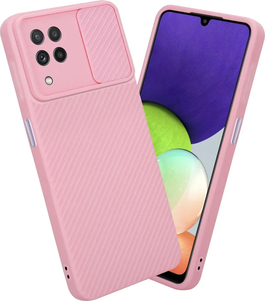 Custodia Samsung Galaxy A22 4G TPU Rosa - Cadorabo Protezione Totale