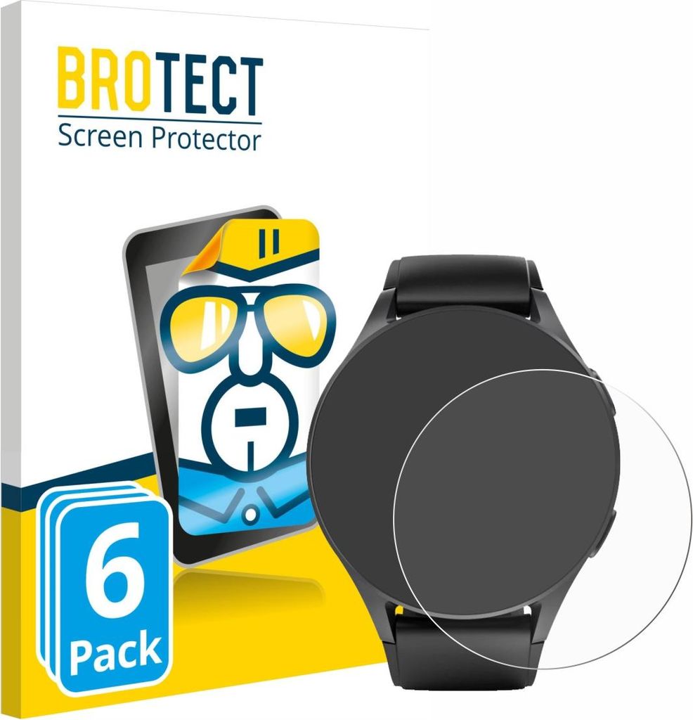 6x Für Hama 8900 (42 mm) Schutzfolie BROTECT Displayschutz Produktbild 
