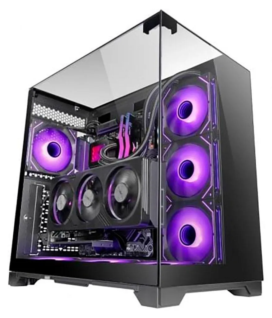Mars Gaming MC-Vision Boîtier PC ATX Noir : Fini la Surchauffe de Jeu
