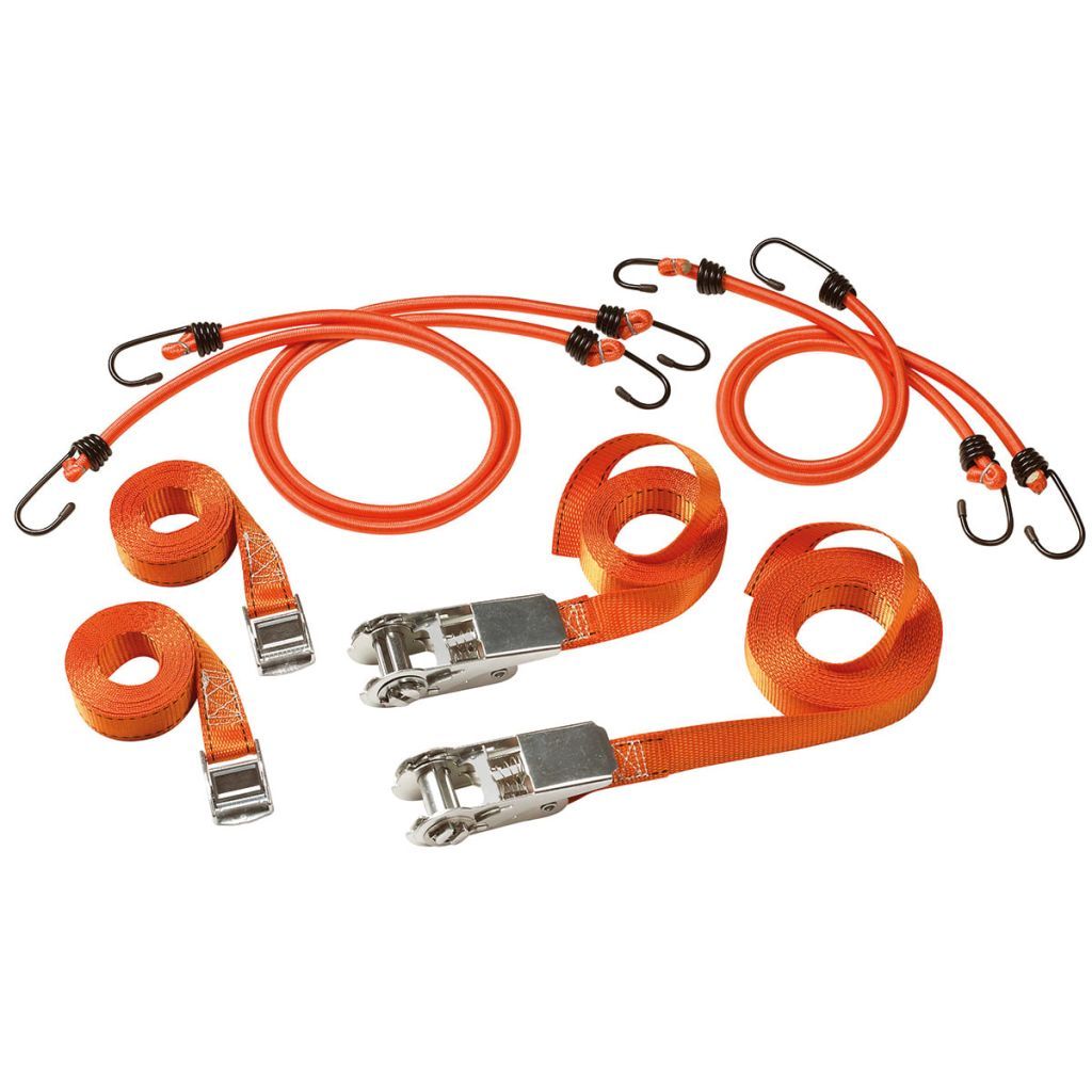 Master Lock Spanngurt- und Spanngummi-Set 9-tlg. FastLink 3249EURDAT