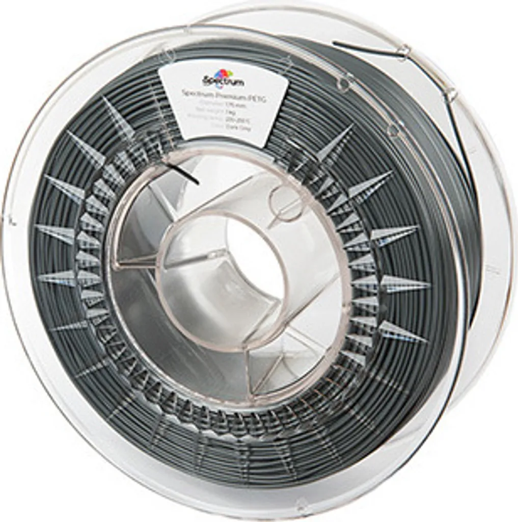 Spectrum Premium PETG 1.75mm 1kg Grigio Scuro 80310 - Filamento Tecnico