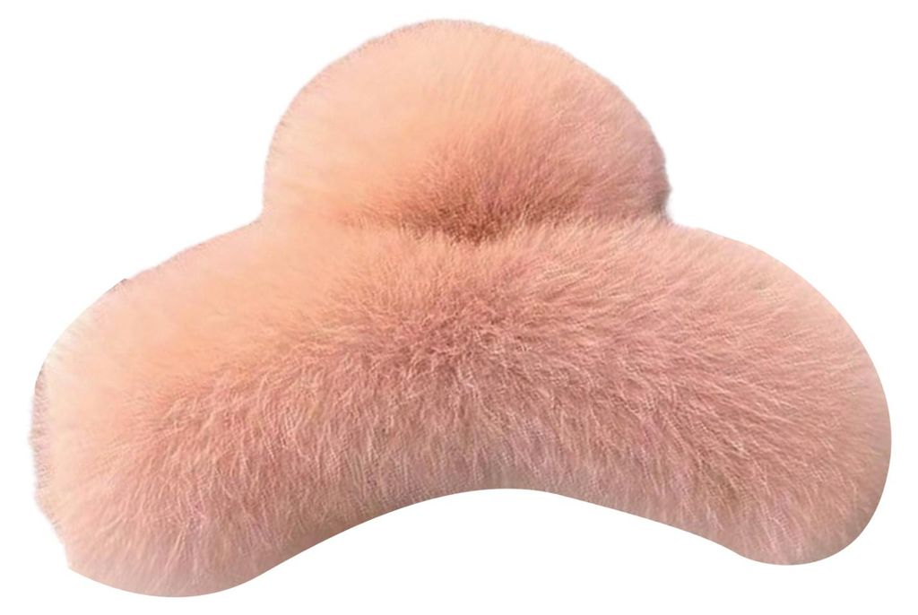 Haarspange mit weichem Plüschbezug, starkem Rückstellmechanismus, Haarklammer für Damen, Haaraccessoire für Partys und Feiertage