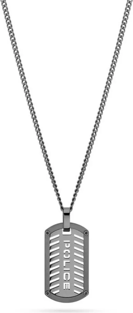 Collier Police PEAGN2211714 Anti-Ternissement en Acier Inox Inaltérable