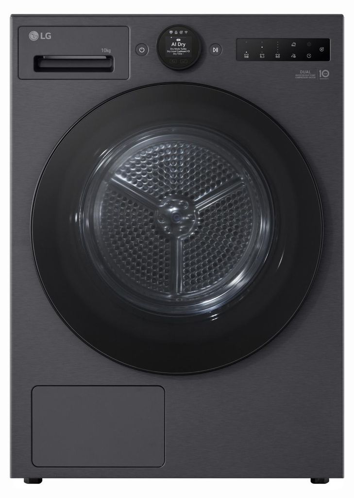 LG RHX7010TBB, Freistehend, Frontlader, Wärmepumpe, Produktbild 