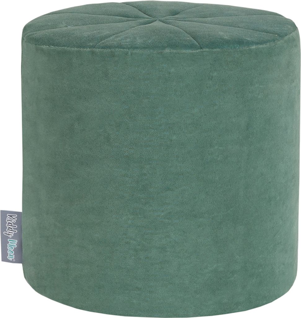 KiddyMoon Velvet Spielplatz Aus Schaumstoff Element Puff Für Hindernisläufen Und Bällebad Für Babys Und Kinder, Waldgrün