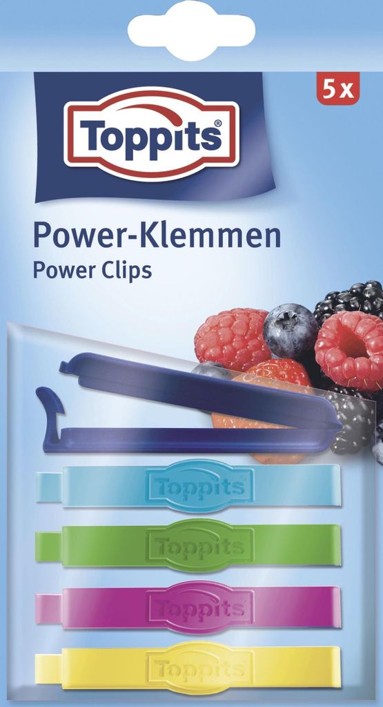 Toppits Verschluss-Klemmen Extra dicht 5 Stück