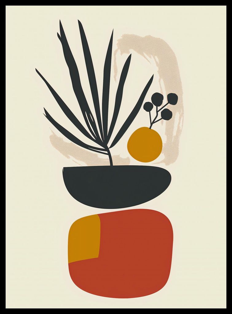 Plakat 40x55cm Botanischer Einblick