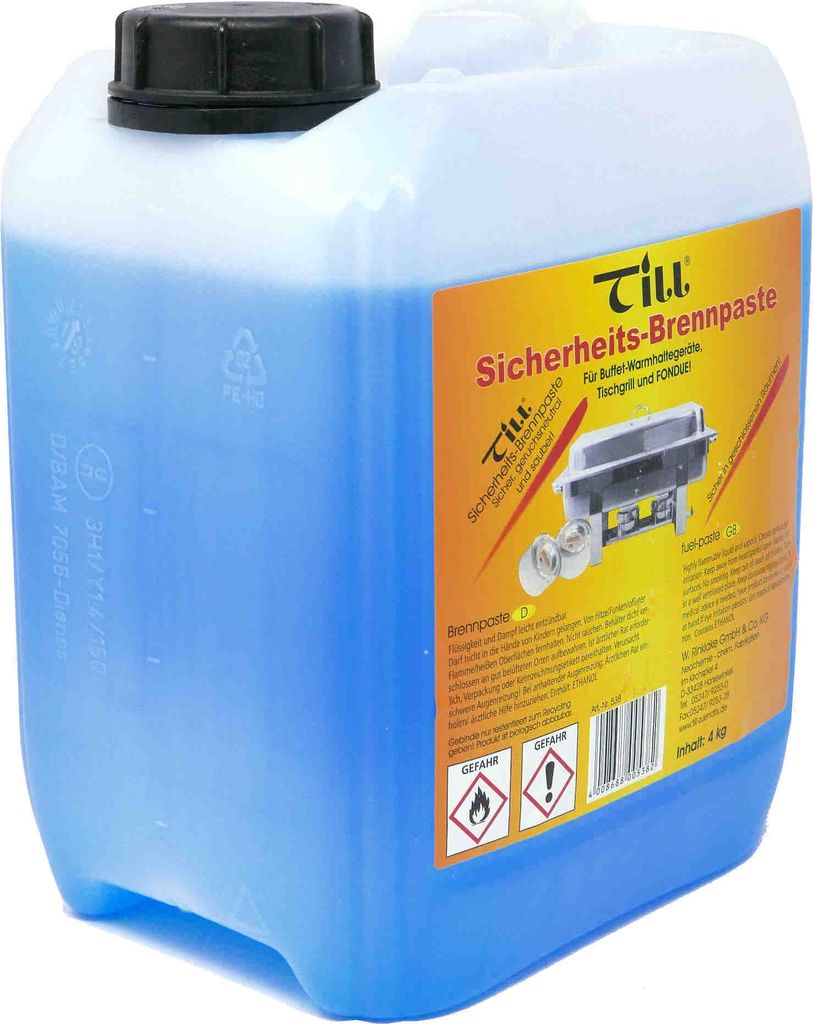 Till Sicherheits Brennpaste für Warmhaltegeräte 4 kg