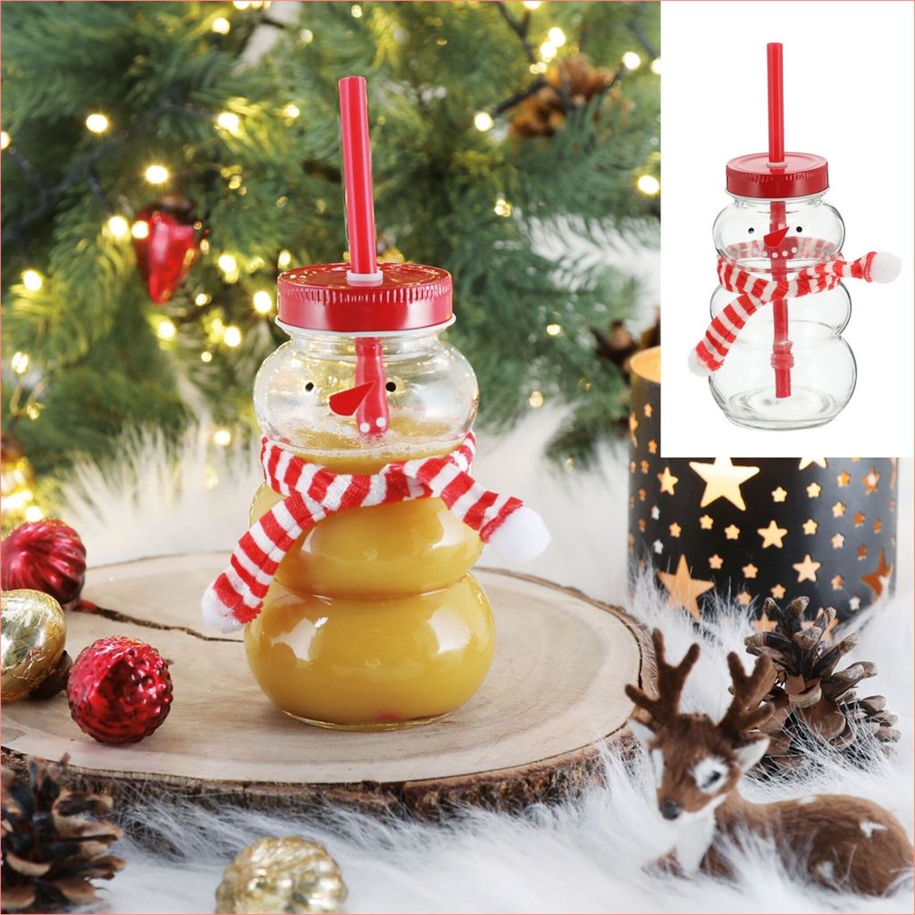 Tasse de Noël 500 ml, jolies tasses à thé en céramique avec couvercle en forme d