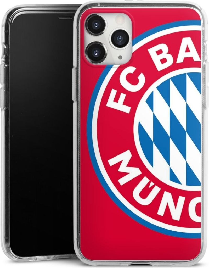 DeinDesign Handyhülle für Apple iPhone 11 Pro Max Silikon Hülle Case Smartphone Schutzhülle FC Bayern München FCB Offizielles Lizenzprodukt