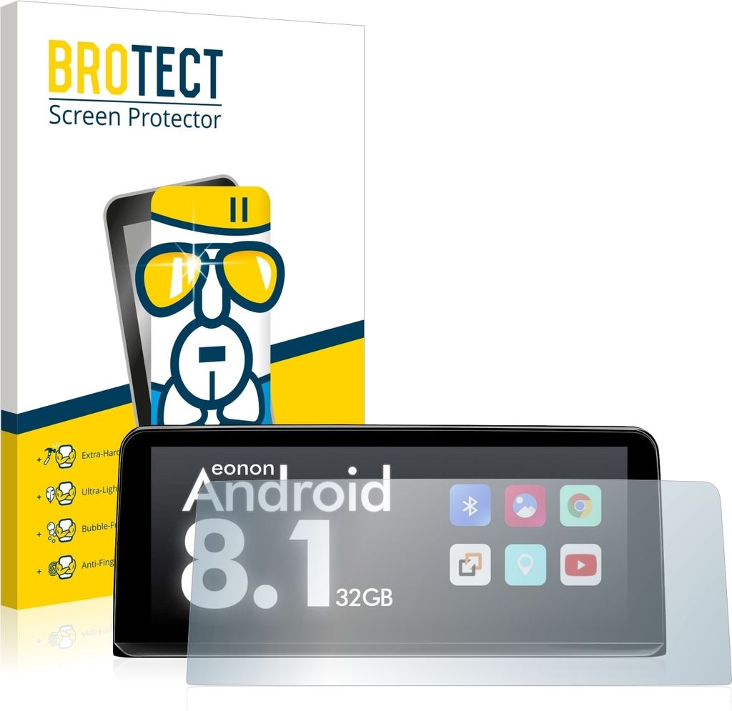 BROTECT Schutzglas für BMW 4 F32 Coupé 2013-2017 Professional 8.8" (Trapez) Schutzfolie Panzer Folie Glas Display Schutz klar