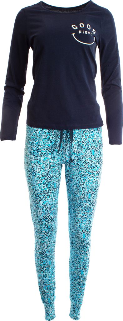 Damen Pyjama Schlafanzug 2-teilig mit Hose & Oberteil Good Produktbild 