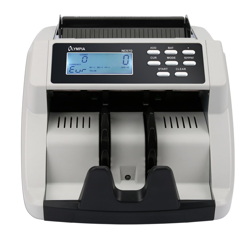 Olympia NC 570 Geldzähl- und Prüfgerät für Banknoten