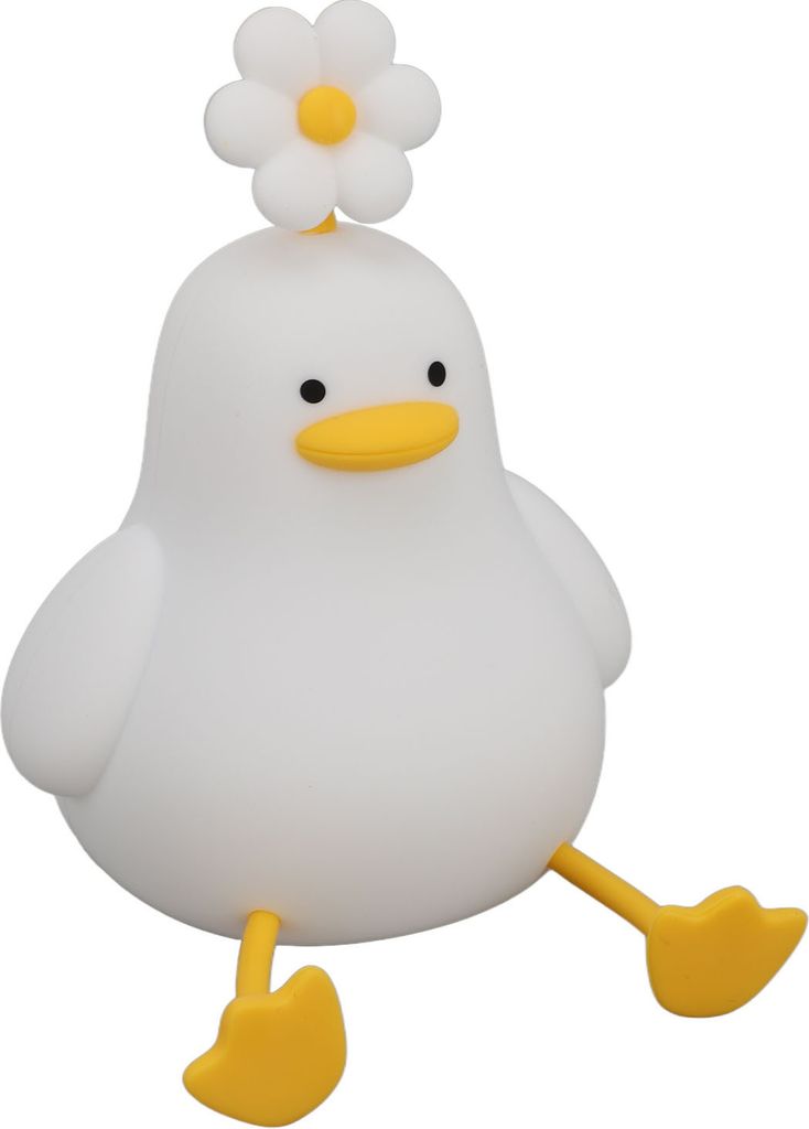 Niedliches Enten-Nachtlicht, Silikon-Nachtlampe, 1200 mAh, wiederaufladbar, dimmbar, Kinderlampe für Schlafzimmer, Studentenwohnheim