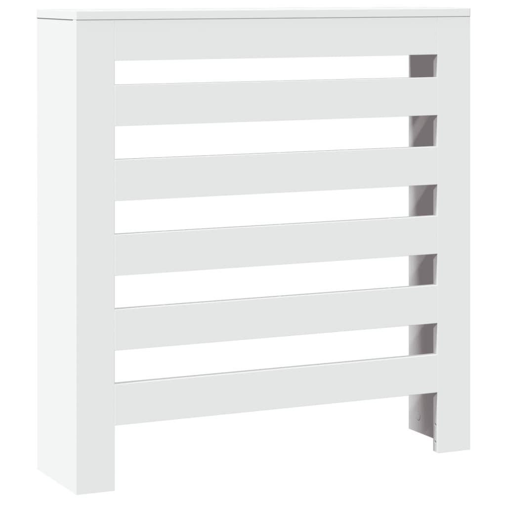 vidaXL Rivestimento per radiatori bianco 78x20x82 cm Immagine del prodotto 