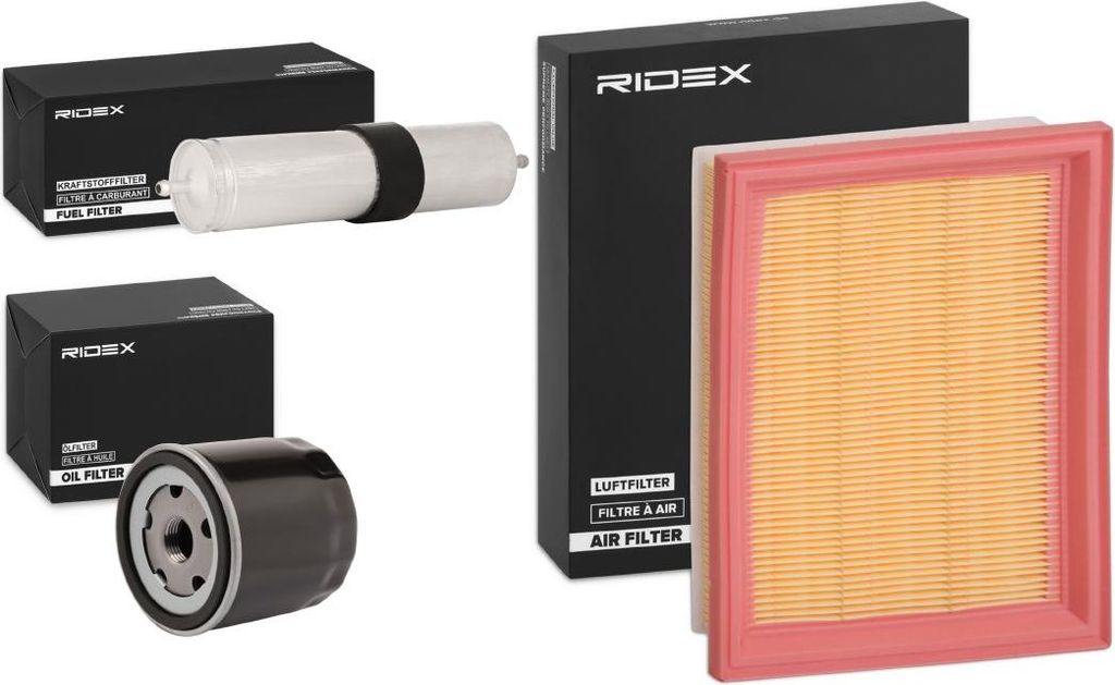 RIDEX Filterset Inspektionspaket Filtersatz für MINI Schrägheck (R50, R53)