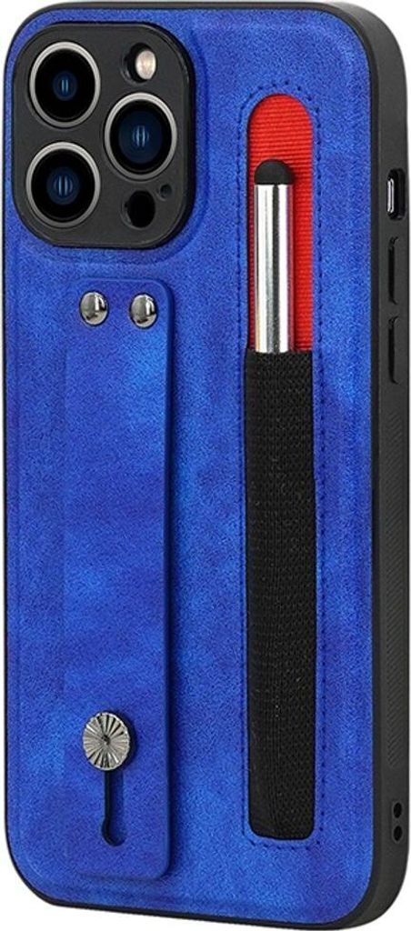 König Design Hülle kompatibel mit Apple iPhone 13 Pro Kunststoff Soft Handyhülle - Handy Case KÖNIGSBLAU