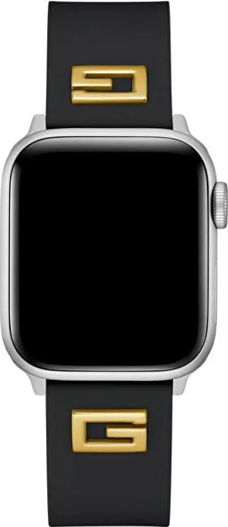 Bracelet Apple Watch silicone noir confortable pour le sport
