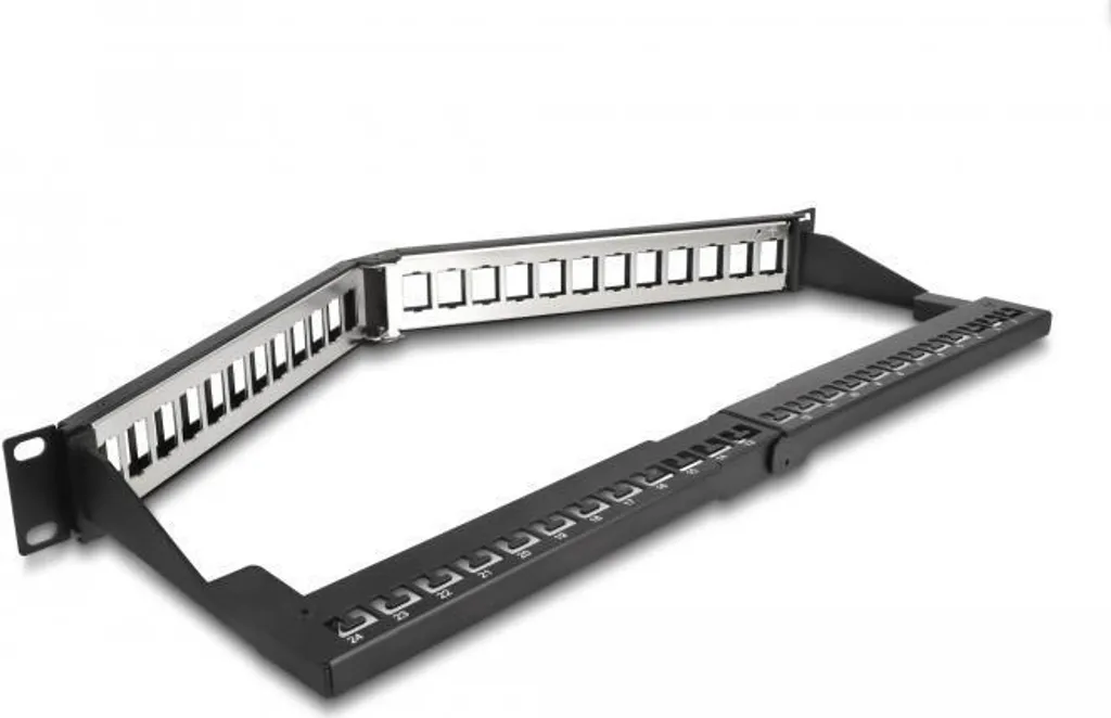 Delock 66976 Rack 1U 19 pollici Nero - Disponibile in Pronta Consegna